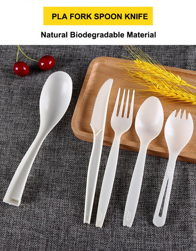Bio Based 6inch Disposable Plastic Cutlery Biodegradable