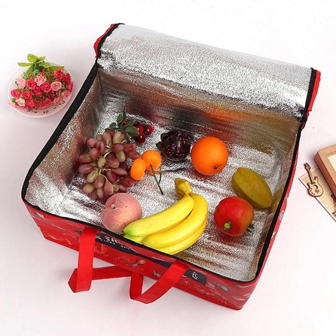 Dairy Ice Cream Thermal Cooler Bag 16 Hours Cold Insulating Bag