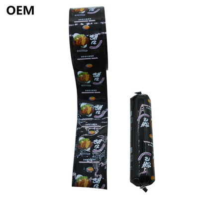 Halal Certified Custom Logo Flexography Printing Sausage Casings For Mortadella