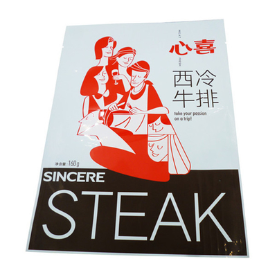 OEM plastic stand-up pouches logo wholesale food grade food moisture-proof flat bottom bags