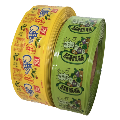 Custom OEM Logo Printed High Shrinkage Colorful Food Grade Artificial Sausage Casings in Different Sizes