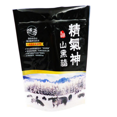 Kingred Stand Up Food Packaging Ziplock Bags 250g Moisture Proof 50-160um Pouch
