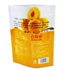Custom snack fruit bag digital printing logo moisture-proof fresh-keeping plastic bag with zipper