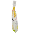 OEM logo printing Self-supporting spray pocket jelly snack bag
