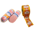 vivid flexography printed sausage casing permeable smoked plastic casing for sausages