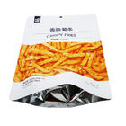 Nitrogen Filling Food Packaging Bags Crispy Fries 100g Aluminium Foil Stand Up Pouch