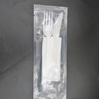 White Black 4.5g Disposable Plastic Cutlery Biodegradable Plastic Utensils