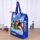 OEM Logo Printed Cooler Handbag Lunch Picnic Tote Bag Insulated With Zipper