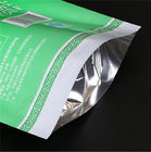 Vacuum Shrink 200g Stand Up Zipper Pouch Bags With Window