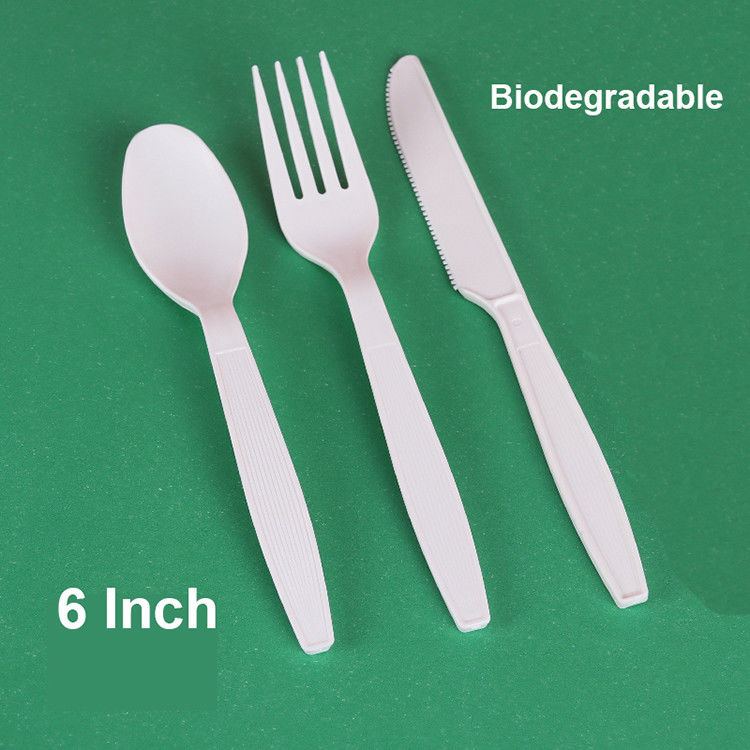 Bio Based 6inch Disposable Plastic Cutlery Biodegradable