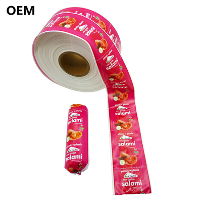 Polyamide Sausage Casings Caliber 60mm Customized Logo Flexography Printing Sausage Casings