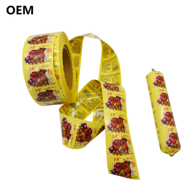 Sausage Casing Manufacturer Customize Printing Polyamide Food Grade Sausage Plastic Casings