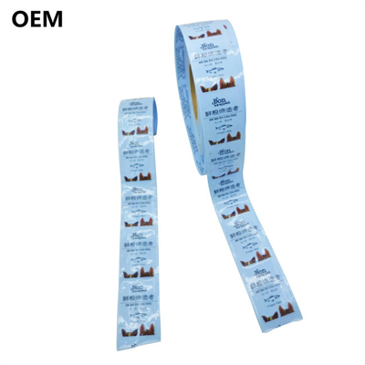 OEM Flexography Printed Plastic Casings Food Grade Odorless Plastic Sausage Casings