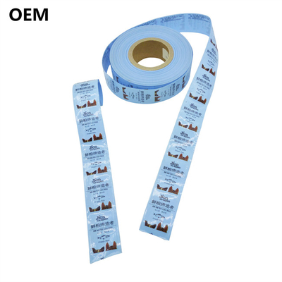 OEM Flexography Printed Plastic Casings Food Grade Odorless Plastic Sausage Casings