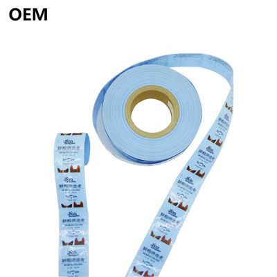 OEM Flexography Printed Plastic Casings Food Grade Odorless Plastic Sausage Casings