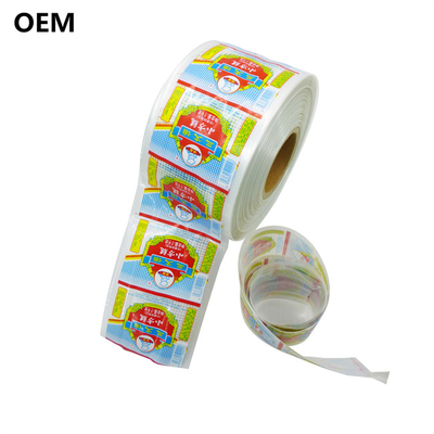 Customization Logo Printing High Barrier Flavor Keeping Colourful Sausage Shells For Mortadella Sausages