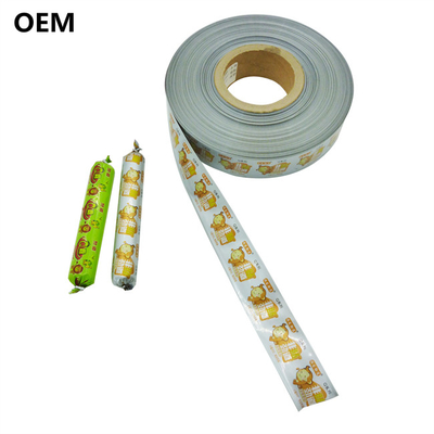 Plastic Sausage Casings Manufacturer OEM Customized Flexography Printing Sausage Casings