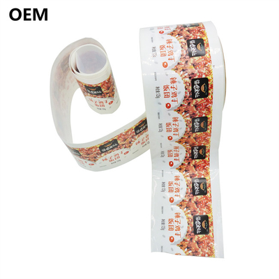 Customization Logo Printing High Barrier Flavor Keeping Colourful Sausage Shells For Mortadella Sausages