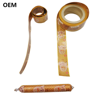 Sausage Casing Custom Color Flexography Printing Polyamide Casings For Sausage Packaging