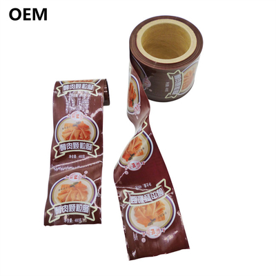 Different Colours Available Customs Logo Flexography Printing 5 Layers Sausage Casings For Sausages