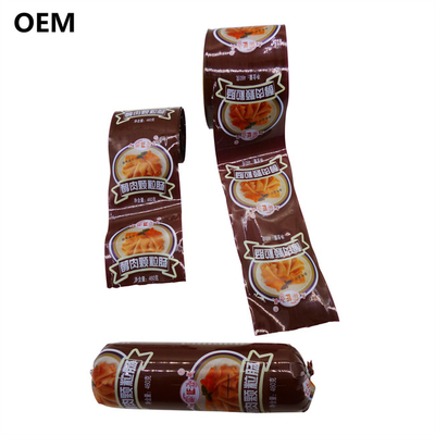Free Sample High Barrier Cutoms Flexography Printing Logo Printed Polyamide Sausage Casing For Sausages