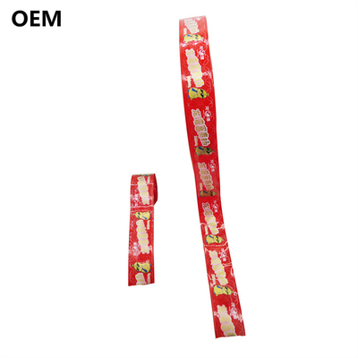 Sample Free Customized Logo Printing Plastic Sausage Casing For Sausages