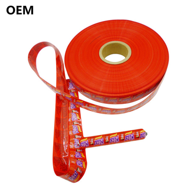 Customized OEM Brand Logo Printing Food Grade PVDC Sausage Casing Film