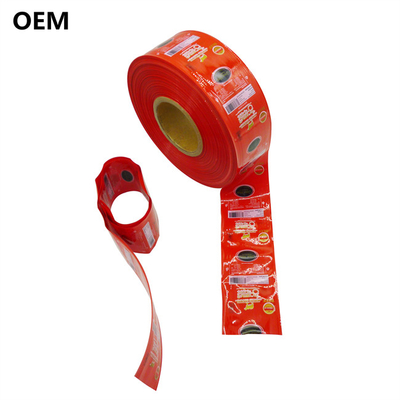 Red Synthetic Plastic Sausage Casing 20mm-160mm