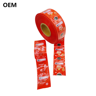 High Shrink Colourful Flexography Printing Nylon Sausage Casing For Homemade Sausages