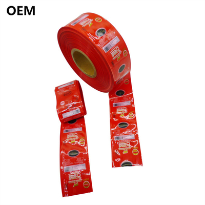Red Synthetic Plastic Sausage Casing 20mm-160mm