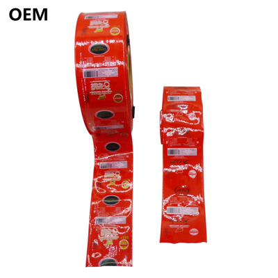 Red Synthetic Plastic Sausage Casing 20mm-160mm