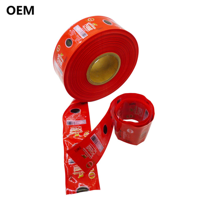 Red Synthetic Plastic Sausage Casing 20mm-160mm