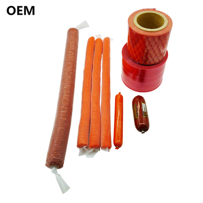 Sample Free Customized Logo Printing Plastic Sausage Casing For Sausages