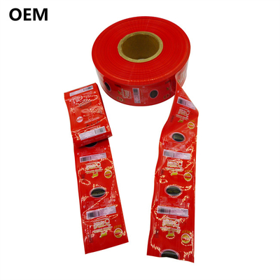 Red Synthetic Plastic Sausage Casing 20mm-160mm