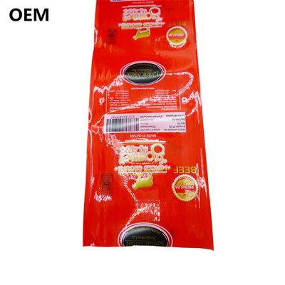 Sample Free Customized Logo Printing Plastic Sausage Casing For Sausages