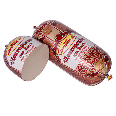 Custom Brand Identity Flexography Printing Odor-free Plastic Sausage Casing for Wholesale