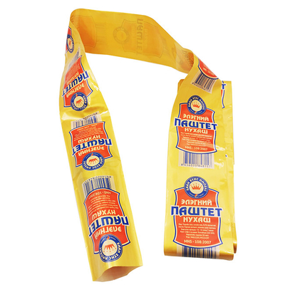 Polyamide Sausage Casing Free Sample High Barrier Cutoms Flexography Printing Logo Printed Sausage Casing For Sausages