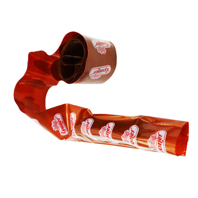 Different Colours Available Customs Logo Flexography Printing 5 Layers Sausage Casing For Sausages