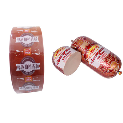 Different Colours Available Customs Logo Flexography Printing 5 Layers Sausage Casing For Sausages