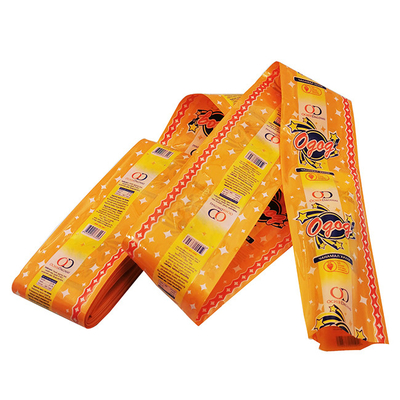 Custom Logo Flexography Printing Online Shopping Meat Sausage Casing