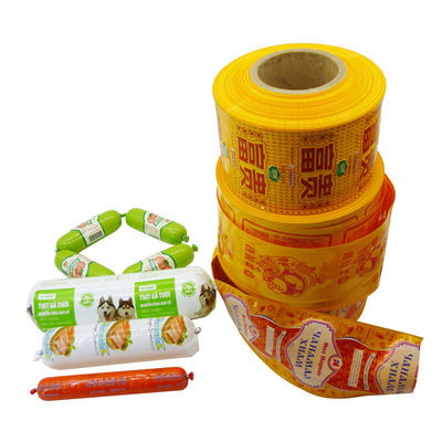 Kingred Food Grade Sausage Casings Custom Flexography Printing Brand Logo Casing