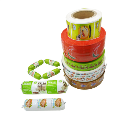 OEM low-cost wholesale plastic casings custom printing brand logo sausage color plastic casings