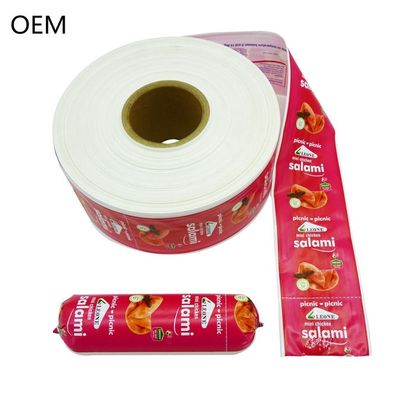 Kingred OEM Sausage Plastic Casings Food Grade Custom Color Printing Logo OEM