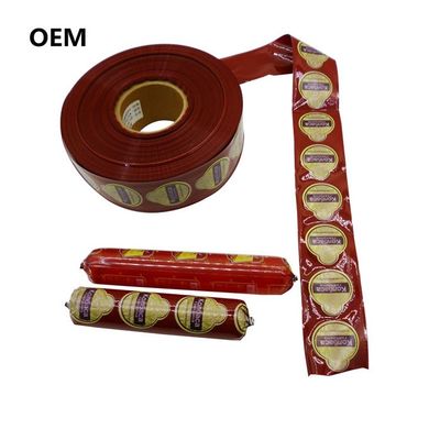 Custom LOGO Printing Plastic Sausage Casings with High Oxygen Barrier and Thermo-Shrinkable Properties
