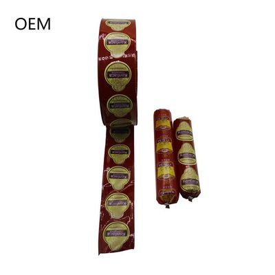 Custom LOGO Printing Plastic Sausage Casings with High Oxygen Barrier and Thermo-Shrinkable Properties