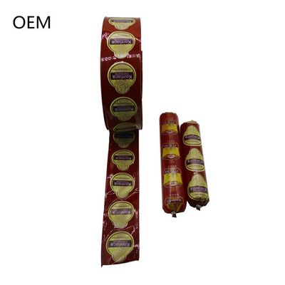 Custom LOGO Printing Plastic Sausage Casings with High Oxygen Barrier and Thermo-Shrinkable Properties