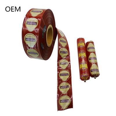 Custom LOGO Printing Plastic Sausage Casings with High Oxygen Barrier and Thermo-Shrinkable Properties
