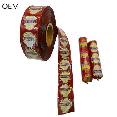 Custom LOGO Printing Plastic Sausage Casings with High Oxygen Barrier and Thermo-Shrinkable Properties