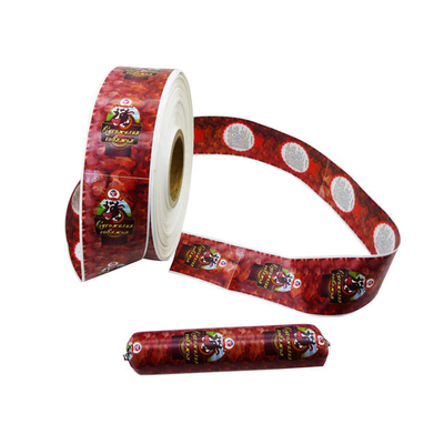 Colorful Printed Artificial Sausage Shell For Meat Sausages