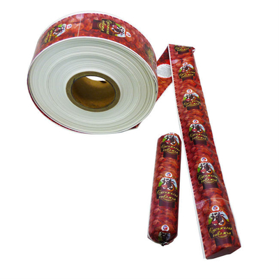 Customized OEM Brand Logo Printing Food Grade PVDC Sausage Covers